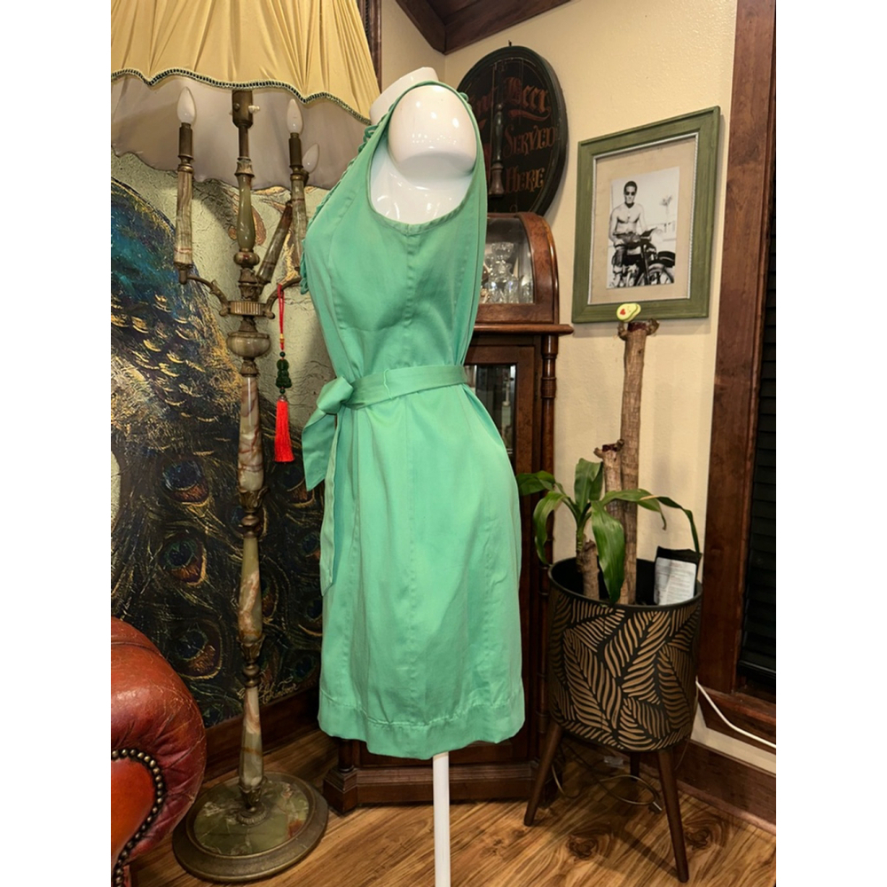 Women's Talbots Green Dress Size M - Picture 2 of 8